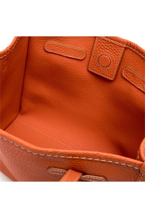 Marcella shopping bag in coral-tone leather GIANNI CHIARINI | BS9332BBL714